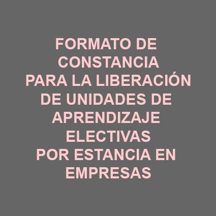 Descarga del formato de electivas
